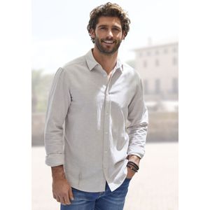 John Devin Langarmhemd "Regular Fit,", Langarmhemd mit Kentkragen aus reiner Baumwolle