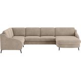 sit&more Wohnlandschaft "Soul U-Form", wahlweise mit Bettfunktion und Bettkasten oder Schubkasten