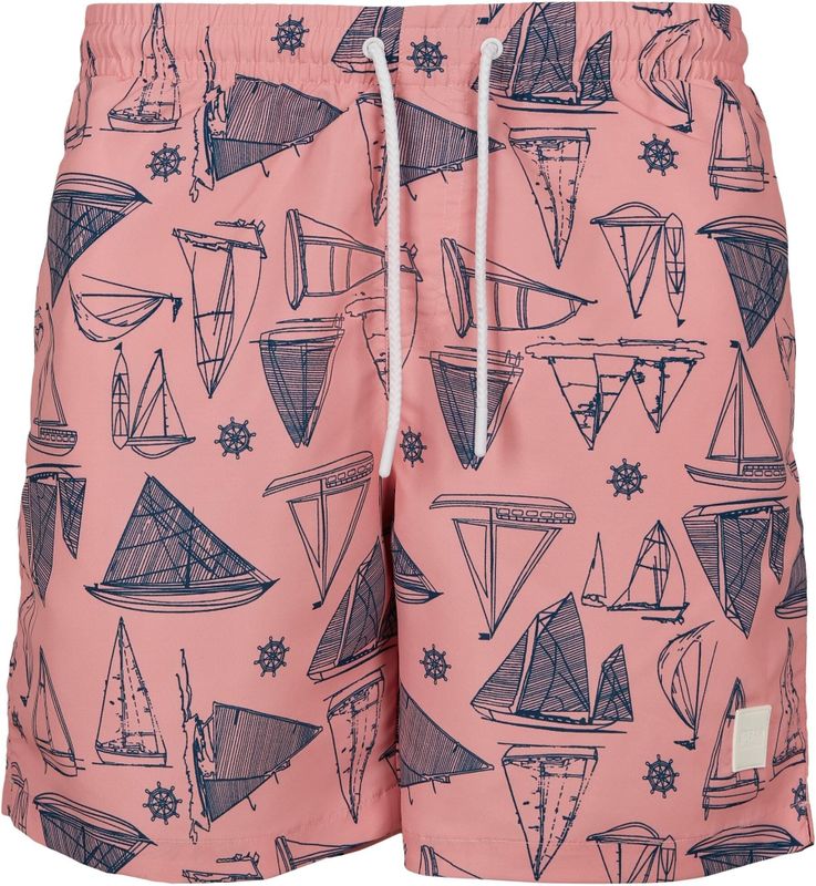 URBAN CLASSICS Badeshorts "Urban Classics Herren Pattern Swim Shorts"
