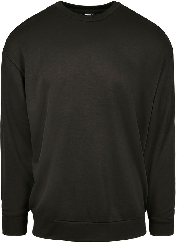 URBAN CLASSICS Rundhalspullover "Urban Classics Herren Modal Terry Crew", (1 tlg.)