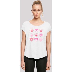 F4NT4STIC T-Shirt "Internationaler Frauentag: Herzen in Flammen", Premium Qualität