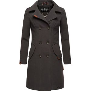 Marikoo Wollmantel "Nanakoo", edler Damen Trenchcoat in Woll-Optik