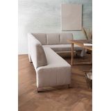 exxpo - sofa fashion Eckbank "Intenso, modern, wahlweise in Leder oder Textil, 264/197 cm (B/T)", hohe Bodenfreiheit, frei im Raum stellbar, hoher Sitzkomfort