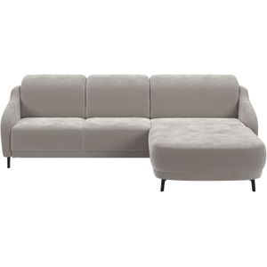 sit&more Ecksofa "Blues L-Form", wahlweise mit Klapptisch und USB
