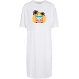Merchcode Shirtkleid "Merchcode Damen Ladies Summer - Van Oversized Slit Dress", (1 tlg.)