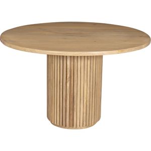 TOM TAILOR HOME Esstisch "Ribbed Side Table High", mit Säulenfuß im extravaganten Ribbed-Look