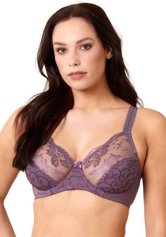 Elbrina Bügel-BH "EMBROIDERY", mit floralen Spitzenakzenten