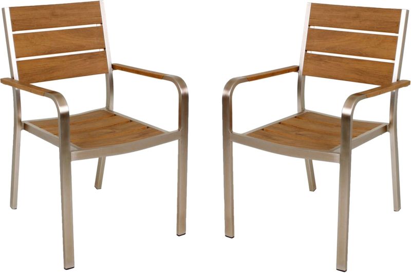 Garden Pleasure Stapelstuhl "FLORENCE", (Set), 4 St., 4er Set