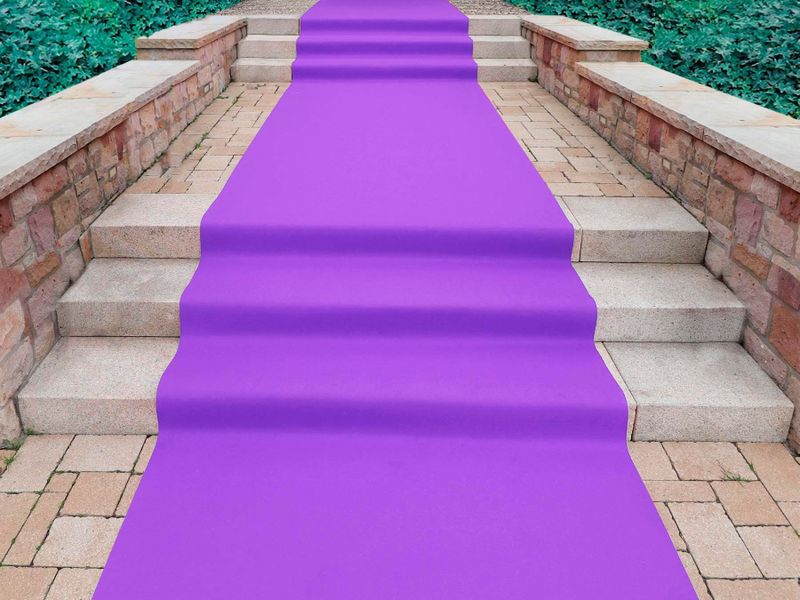 Primaflor-Ideen in Textil Läufer "PODIUM", rechteckig, 2,6 mm Höhe, Breite 200 cm, Nadelfilz, Uni-Farben, ideal für Veranstaltungen