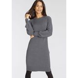 Laura Scott Strickkleid, figurbetonter Schnitt, aus Viskosemischung, Langarm