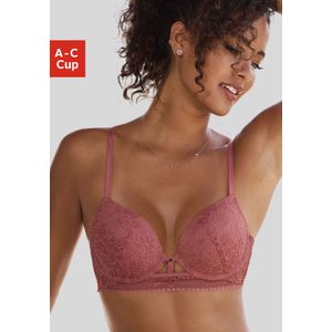 LASCANA Push-up-BH, mit Bügel aus floraler Jacquardspitze, sexy Dessous