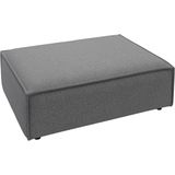 Places of Style Polsterhocker "Watertown, XXL Hockerbank passend zum Sofa - ideal als Beistellmodul", erweiterbare Hockerbank mit weicher Polsterung
