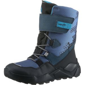 Superfit Winterstiefel "ROCKET WMS: weit", Snowboots, Klettstiefel, Winterschuh mit Schurwolle