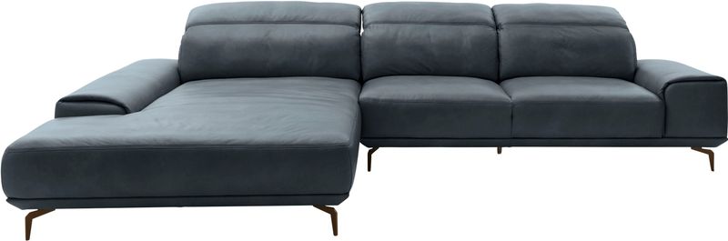 Musterring Wohnlandschaft "MR 2490", Bronze-Fuß, Sitzhöhe 48cm, wahlweise mit Funktionen, Maße 342 x 207 cm