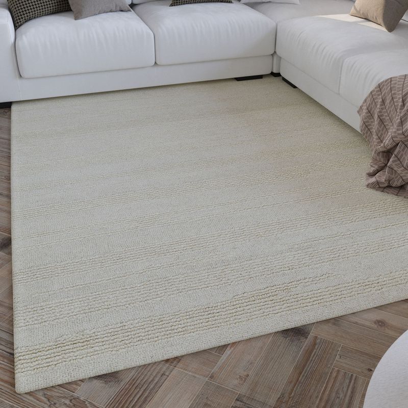 Wecon home Teppich "Hamptons TWENTYSEVEN", rechteckig, 15 mm Höhe, Läufer, Kurzflor, Wohnzimmer, Schlafzimmer, elegant, robust, Linie