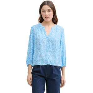 TOM TAILOR Denim Klassische Bluse, mit All-Over Print
