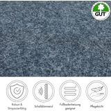 Andiamo Teppichboden "Invitay, Nadelvlies, Made in Belgium", rechteckig, 5 mm Höhe, melierte Optik, Breite 200 cm oder 400 cm, robust & strapazierfähig