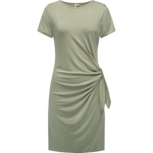 Ragwear Shirtkleid "Knotta", Kurzarm Sommerkleid mit seitlichem Bindeband