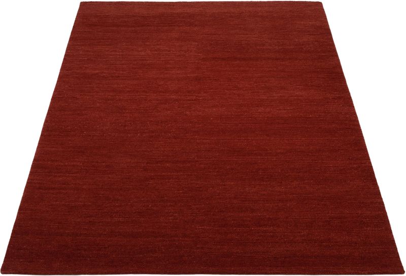 OCI DIE TEPPICHMARKE Teppich "HIMALI UNI", rechteckig, 5 mm Höhe, handgeknüpft, hochwertige Wolle, fußwarm, Wohnzimmer