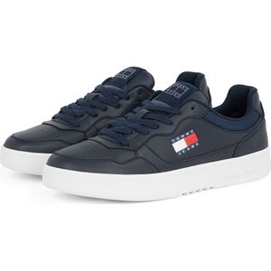 Tommy Jeans Sneaker "(NEW) TJM CUPSOLE LEATHER ESS", Freizeitschuh, Halbschuh, Schnürschuh im Basket-Look