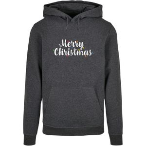 Merchcode Kapuzensweatshirt "Merchcode Herren Merry Christmas Lights Basic Hoody", (1 tlg.)