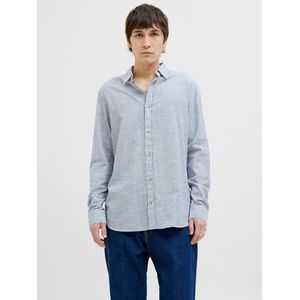 Jack & Jones Langarmhemd "JJESUMMER SHIRT LS SN", mit Hemdkragen