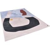 TOM TAILOR HOME Teppich "Shapes - ONE", rechteckig, 5 mm Höhe, Kurzflor, bedruckt, modernes Design