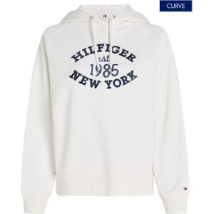 Tommy Hilfiger Curve Kapuzensweatshirt "CRV REG HILFIGER VARSITY HOODIE", Große Größen