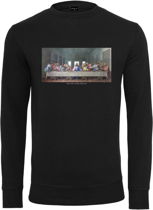 MisterTee Rundhalspullover "MisterTee Herren Can´t Hang With Us Crewneck", (1 tlg.)