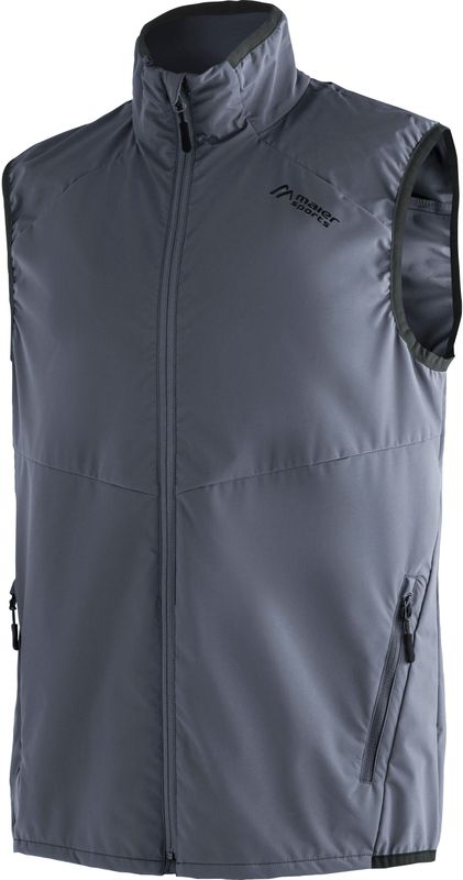 Maier Sports Softshellweste "Brims Vest M", atmungsaktive Herren Weste, wasserabweisende Outdoorweste