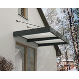 Palram - Canopia Rechteckvordach "Sophia XL Alu Vordach", robuste Aluminiumstruktur