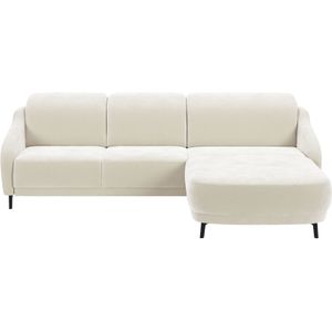 sit&more Ecksofa "Blues L-Form", wahlweise mit Klapptisch und USB