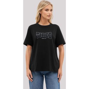 F4NT4STIC T-Shirt "Tired Mom Mama Muttertags Club Bestickt", Premium Qualität, Stickerei