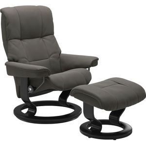 Stressless Relaxsessel "Mayfair", (Set, Relaxsessel mit Hocker), mit Hocker, mit Classic Base, Größe S, M & L, Gestell Schwarz