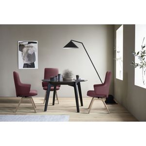 Stressless Polsterstuhl "Laurel", Leder BATICK, High Back mit Armlehne, Größe L, schräggestellte Beine in Walnuss