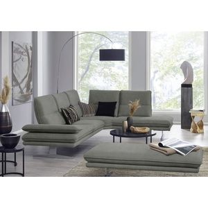 W.SCHILLIG Ecksofa "broadway, Designsofa, mit tollem Sitzkomfort, L-Form", Sitztiefenverstellung, Kopfteil- & Seitenteilverstellung, Breite 284cm