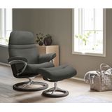 Stressless Fußhocker "Sunrise", mit Signature Base, Gestell Wenge