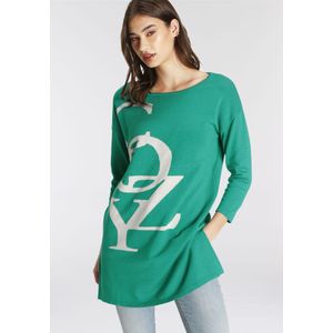 Laura Scott Longpullover, mit modernen Schriftzug