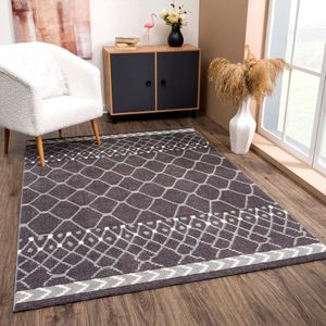 Carpet City Teppich "April 2312", rechteckig, 10 mm Höhe, Läufer, weich durch Microfaser, Boho Ethno Look, Wohnzimmer