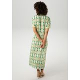 Aniston CASUAL Sommerkleid, mit farbharmonische,. grafischen Druck