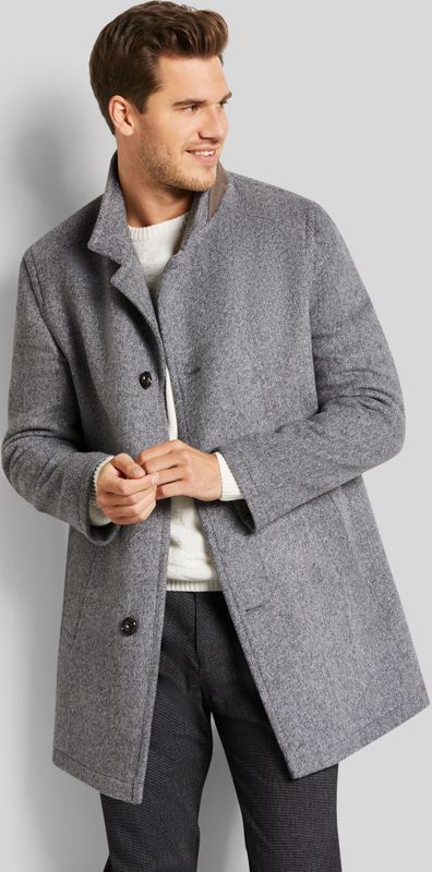 bugatti Wollmantel, aus recyceltem Wollmix