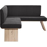 Home affaire Eckbank "Nina Küchenbank, Polsterbank, Esszimmerbank, Breite 185x 150 cm", Moderne Bank in tollen Farben, Anzahl Sitzplätze: 5