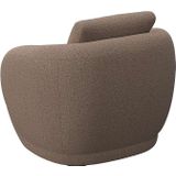 FLEXLUX Sessel "Torino, rund, drehbar, Einzelsofa, Polstersessel,", Modernes, organisches Sessel-Design, Kaltschaum, Wellenunterfederung