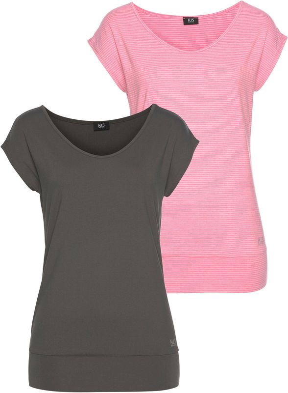 H.I.S Funktionsshirt, (Spar-Set, 2er-Pack), ärmellos, figurfreundlicher Schnitt, ideal für Sport und Wandern