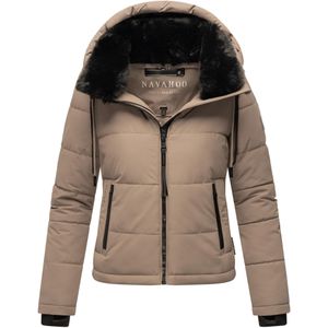 Navahoo Steppjacke "Mit Liebe XIV", mit Kapuze, Warme gesteppte Damen Winterjacke mit kuscheligem Kragen