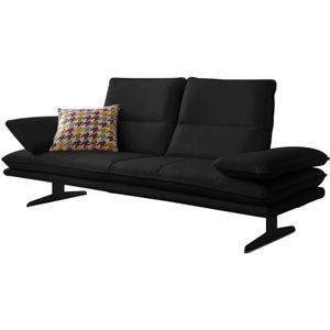 W.SCHILLIG 2,5-Sitzer "broadway, Designsofa mit tollem Sitzkomfort", Sitztiefenverstellung, Kopfteil- & Seitenteilverstellung, Breite 216cm