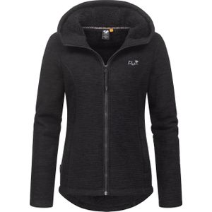 Ragwear Kapuzenstrickjacke "Lyshka Melange", Kuschelige Kapuzenjacke in Strick-Optik