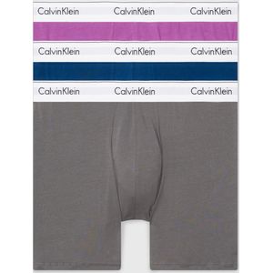 Calvin Klein Underwear Boxer "BOXER BRIEF 3PK", (Packung, 3 St., 3er-Pack), mit längerem Bein & Logo-Elastikbund