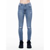 pieces Skinny-fit-Jeans "PCDANA HW DEST SKINNY JNS MB402 NOOS BC", mit Destroyed Effekt