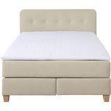 Home affaire Boxspringbett "Fargo", in Überlänge 220 cm, mit Topper, 3 Ausführungen, 4, Breiten
